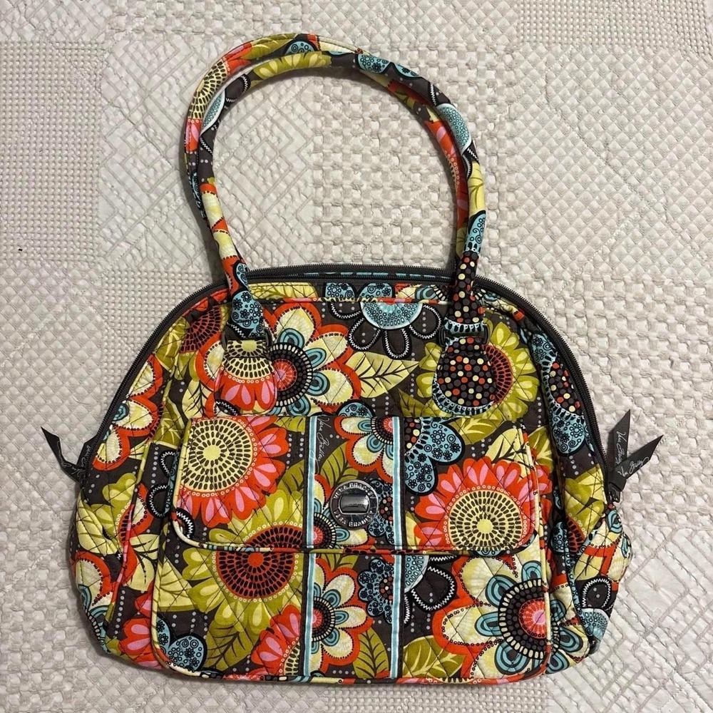 Vera Bradley Glenna Shoulder Bag in "Flower Shower"
